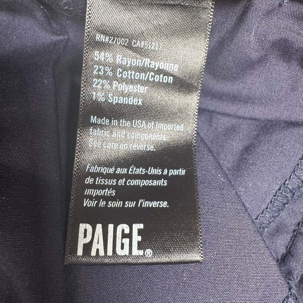 Paige Jeans Size 31 Dark Blue Denim Slim Straight - Picture 7 of 14